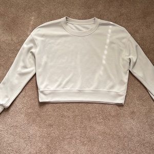 lululemon perfect oversized cropped crew